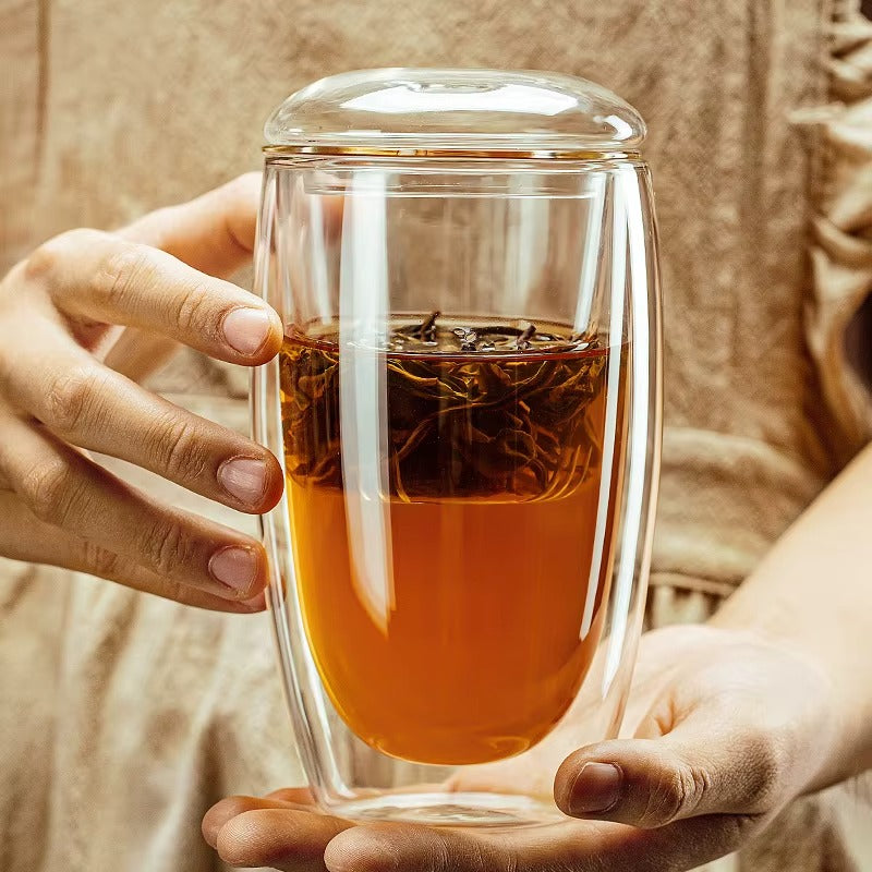 350ml Double Wall Glass Teapot with Infuser Coffee&Co.