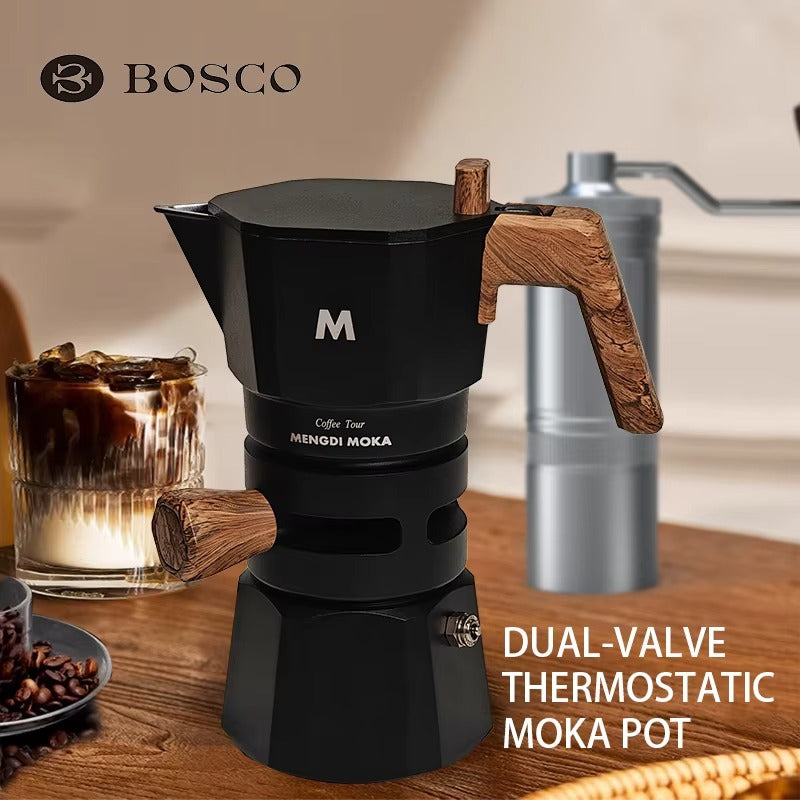 Upgraded Italian Style Moka Pot | 120ml - 2 Cups