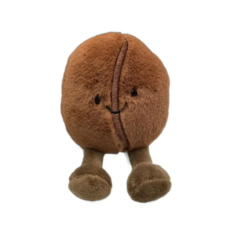 Kawaii Coffee Bean Pig Plush Toy – 13cm Soft Stuffed Doll for All Age Decor or Stress Relief