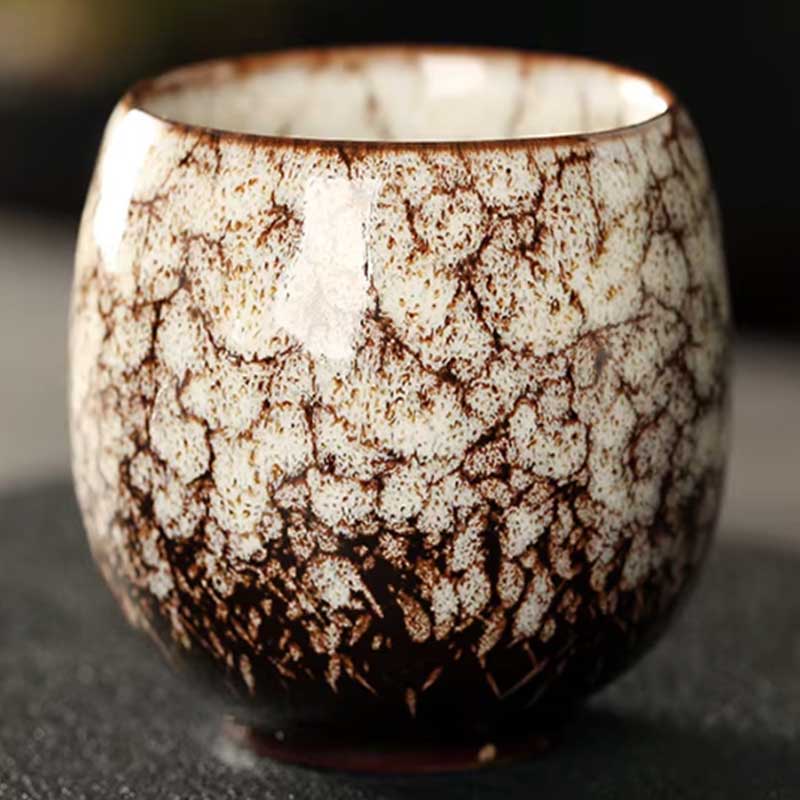 Ceramic Mug – Reusable Pottery Tea Cup for Coffee and Espresso in Japandi Design Style