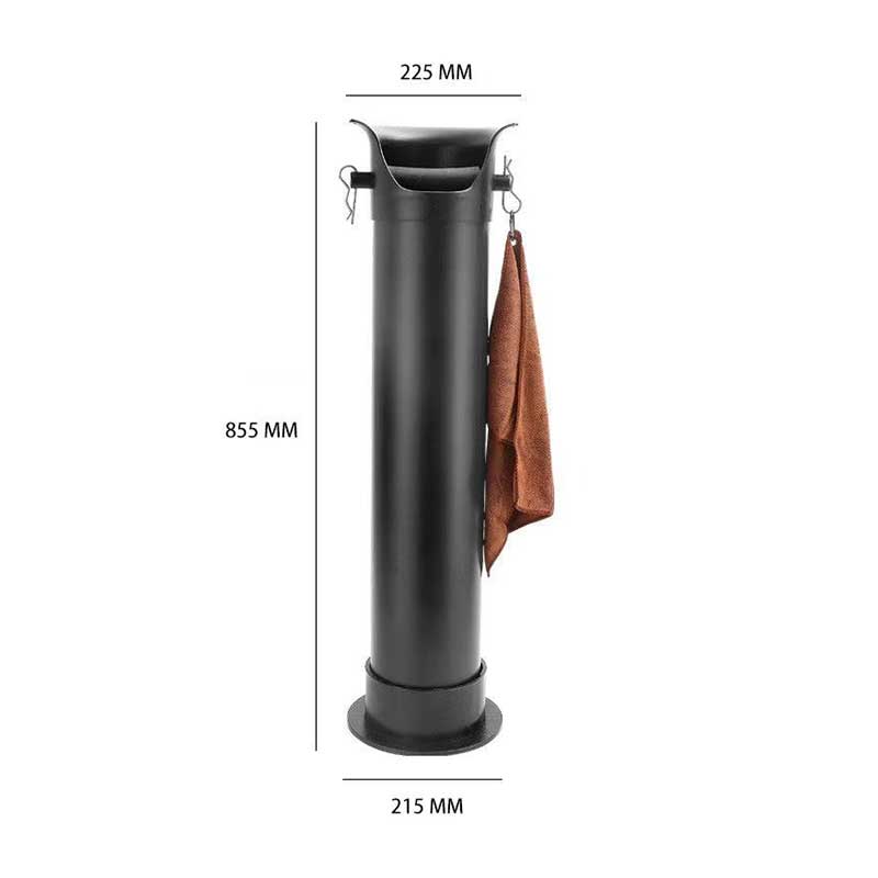 Large Capacity Espresso Tall Knock Box Bin