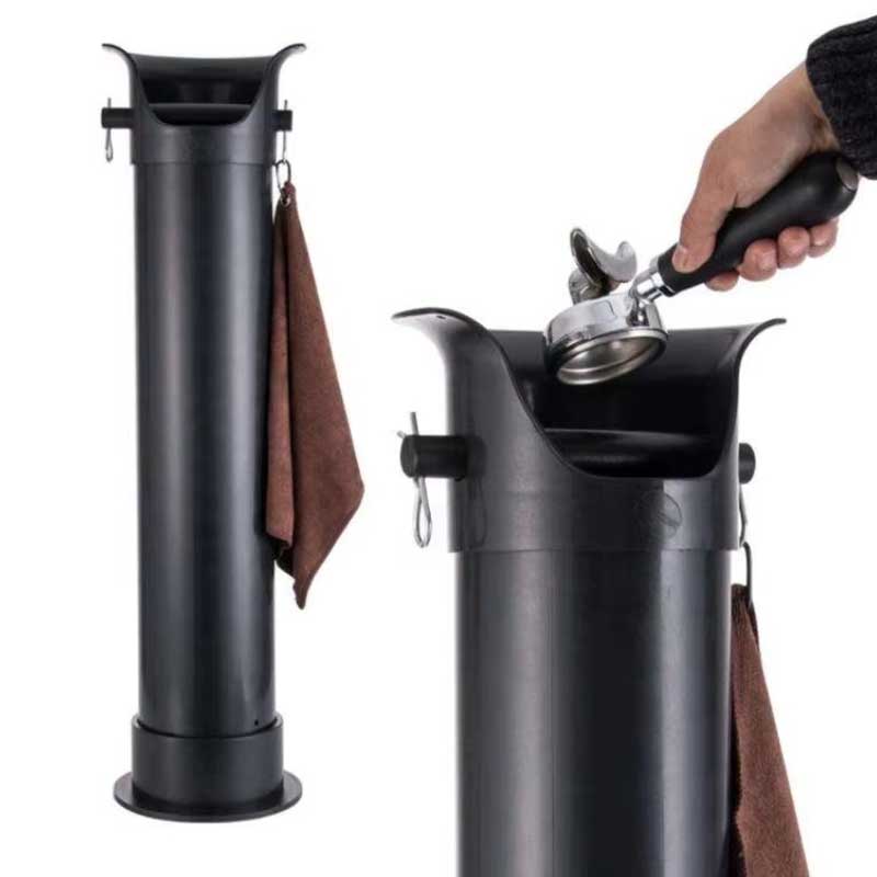 Large Capacity Espresso Tall Knock Box Bin
