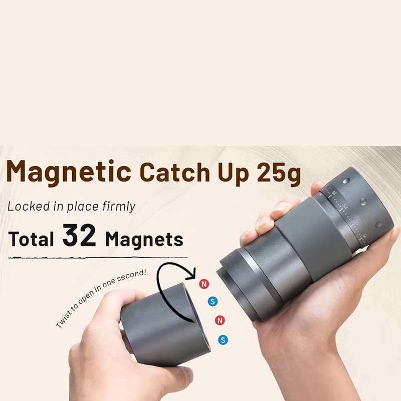 R50 Pro Manual Grinder with Magnetic Catch Cup