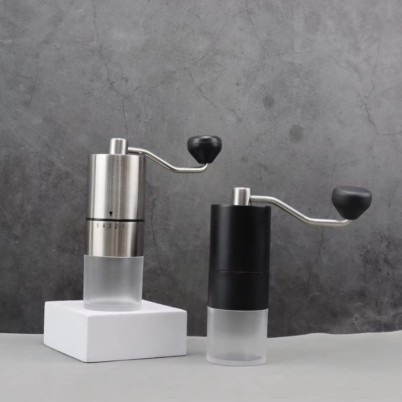 Manual Coffee Grinder – Portable Stainless Steel Hand Crank Mill for Home Use