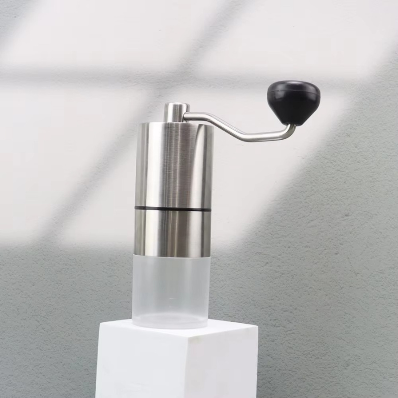 Manual Coffee Grinder – Portable Stainless Steel Hand Crank Mill for Home Use