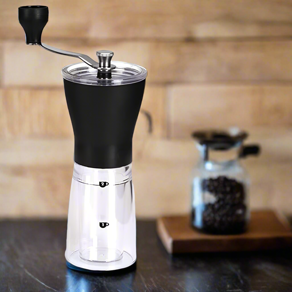 Manual Coffee Grinder – Portable Hand Crank Mill for Home and Travel Use