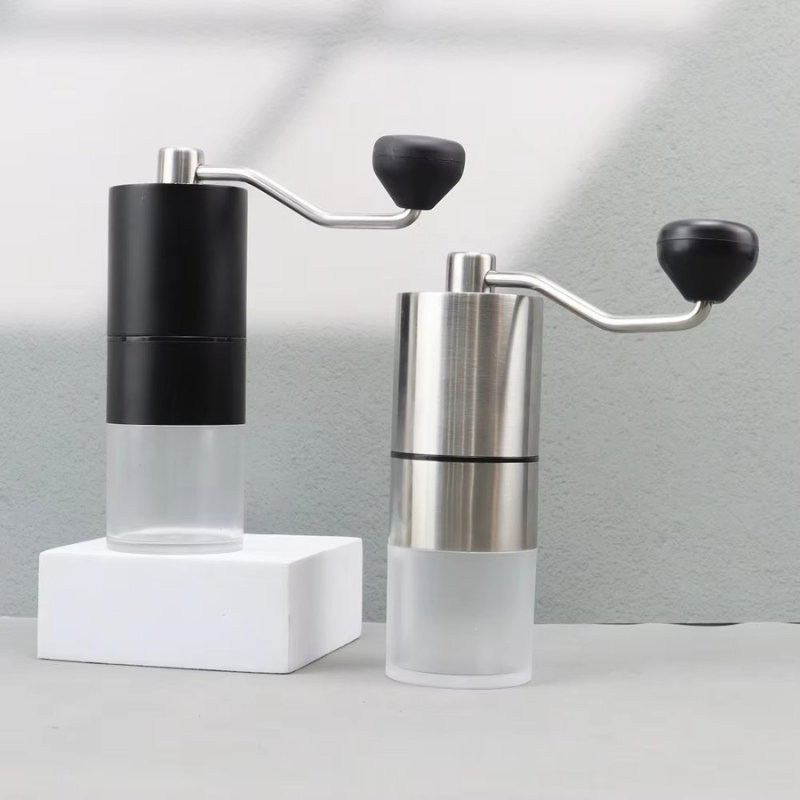 Manual Coffee Grinder – Portable Stainless Steel Hand Crank Mill for Home Use