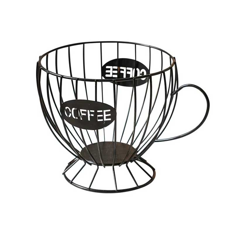 Metal Coffee Capsule Display Rack for Countertop