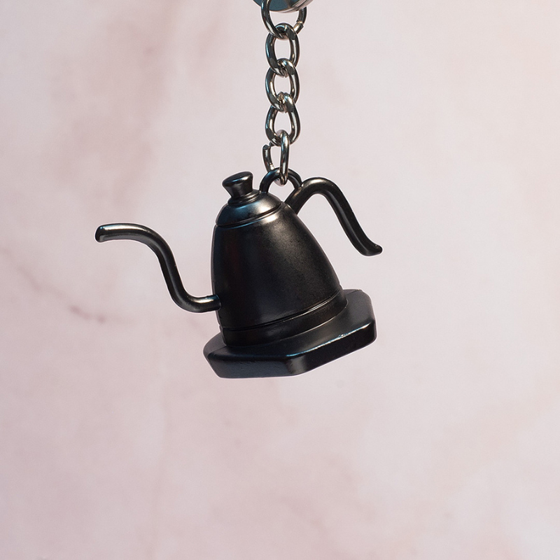 Mini Brewista Kettle Keychain – Coffee Kettle Design Keyring for Barista Fans