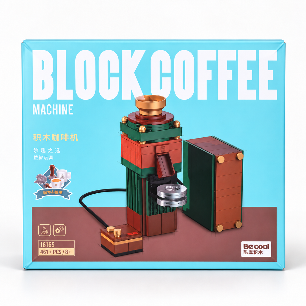 Midsummer Green Coffee Grinder Building Blocks – 408+ Pieces