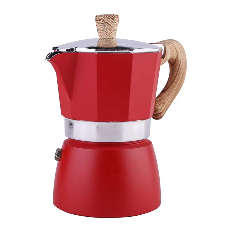 Portable Moka Pot – Stovetop Aluminum Espresso Coffee Maker with Classic Design