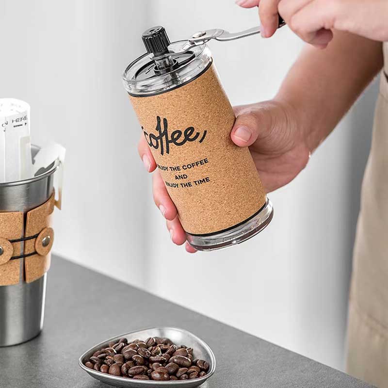 Portable Pour Over Coffee Set with Leather Travel Case