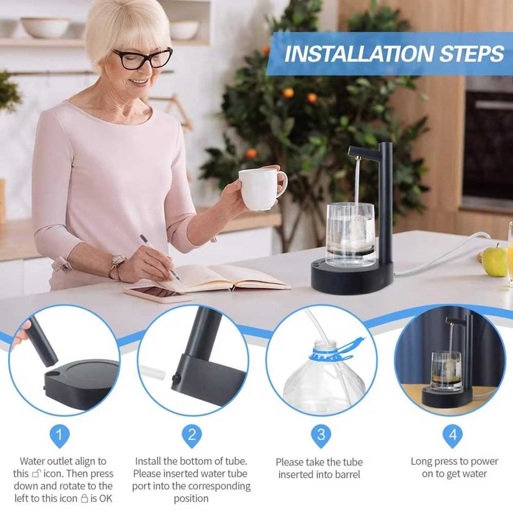 Portable USB Desktop Water Bottle Dispenser