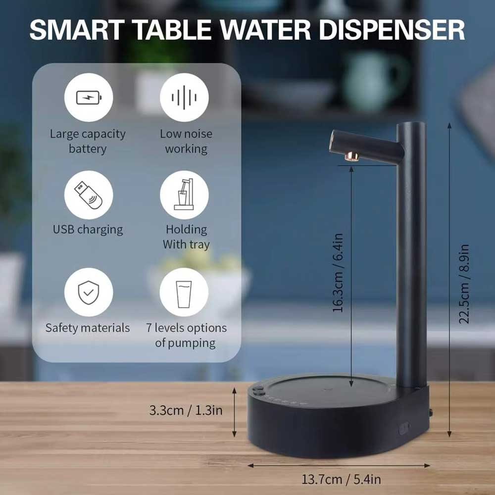 Portable USB Desktop Water Bottle Dispenser