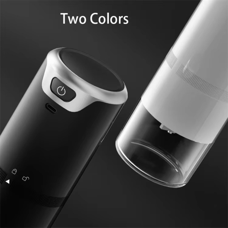 Portable Electric Burr Coffee Grinder – USB Rechargeable Cordless Espresso Machine