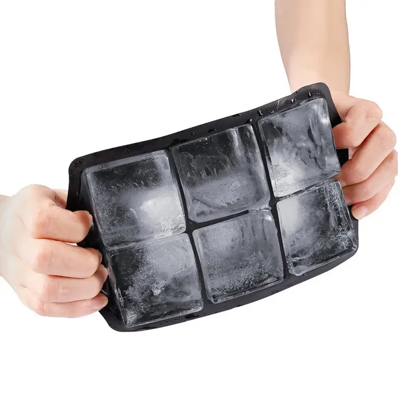 Premium Square Ice Cube Mold – Clear Ice Block Maker for Cocktails