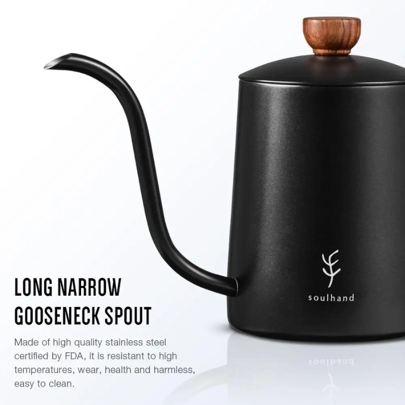 Professional Gooseneck Coffee Kettle - Stainless Steel Pour Over Coffee Maker for Home Brewing