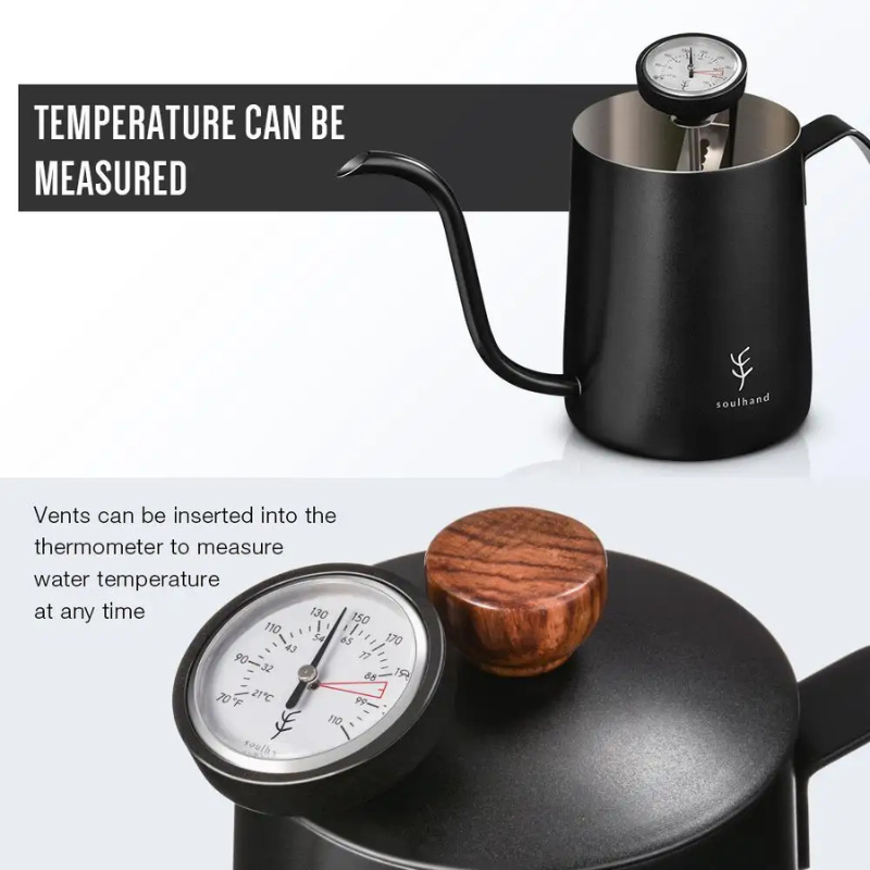 Professional Gooseneck Coffee Kettle - Stainless Steel Pour Over Coffee Maker for Home Brewing