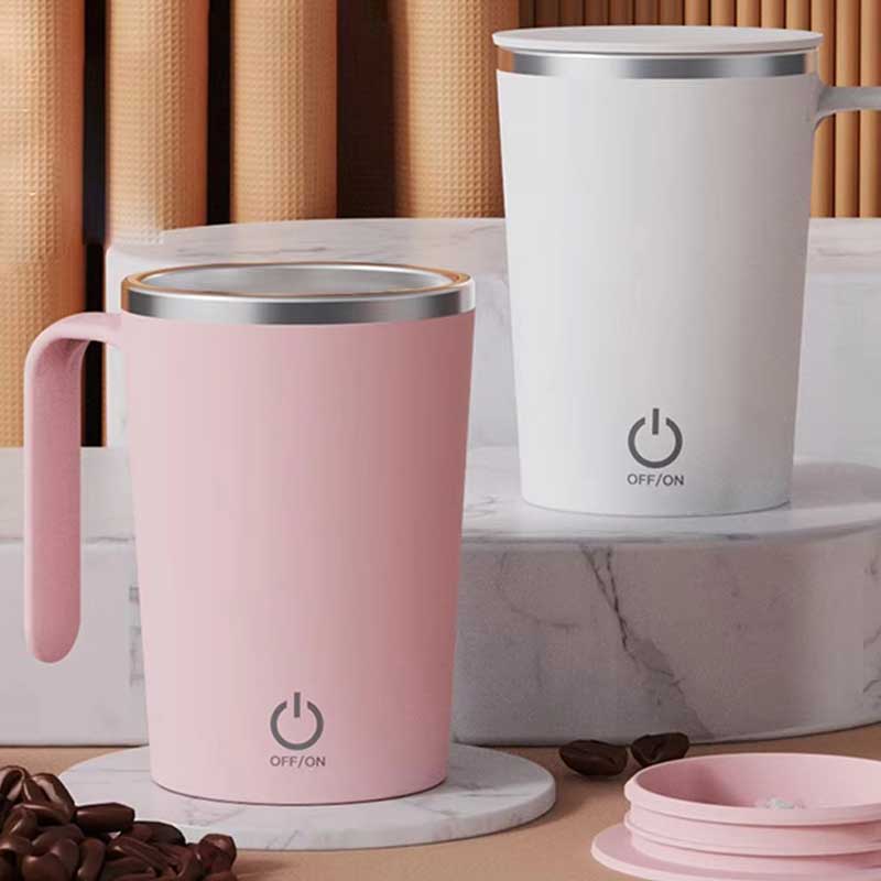 Self-Stirring Coffee Mug – Type-C Rechargeable Mixing Cup for Home, Office, and Travel