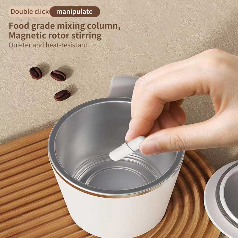 Self-Stirring Coffee Mug – Type-C Rechargeable Mixing Cup for Home, Office, and Travel