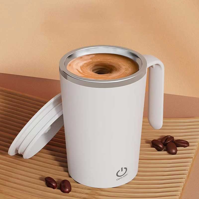 Self-Stirring Coffee Mug – Type-C Rechargeable Mixing Cup for Home, Office, and Travel