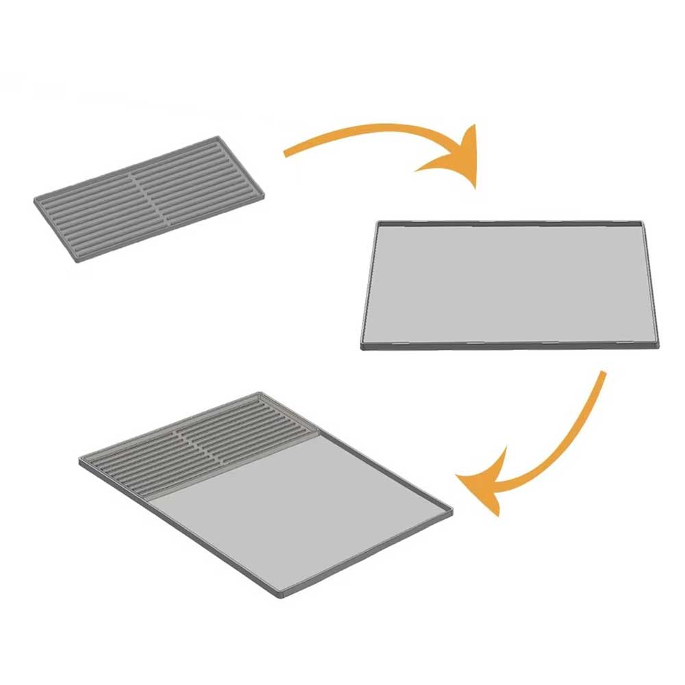 Silicone Coffee Mat with Raised Edge for Espresso Setup