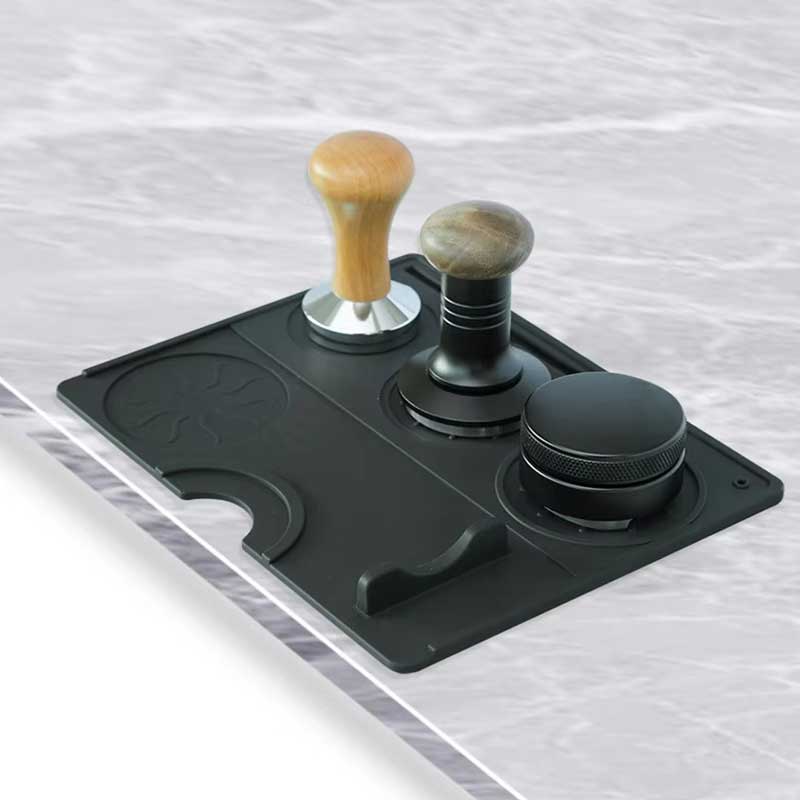 New Silicone Espresso Tamper Mat - Black