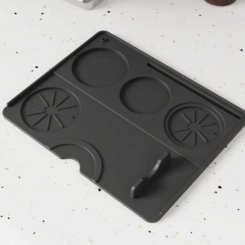 New Silicone Espresso Tamper Mat - Black