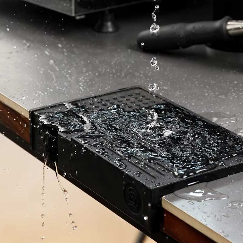 Non-slip Silicone Espresso Tamper Mat with Portafilter Holder