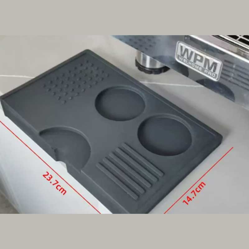 Non-slip Silicone Espresso Tamper Mat with Portafilter Holder