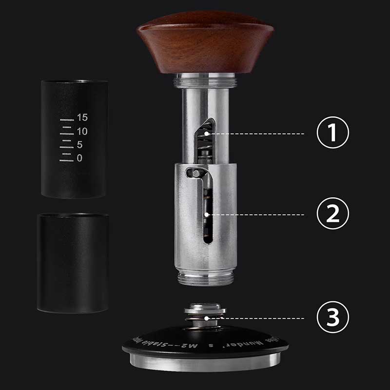 Spring Loaded Espresso Tamper – 30lb