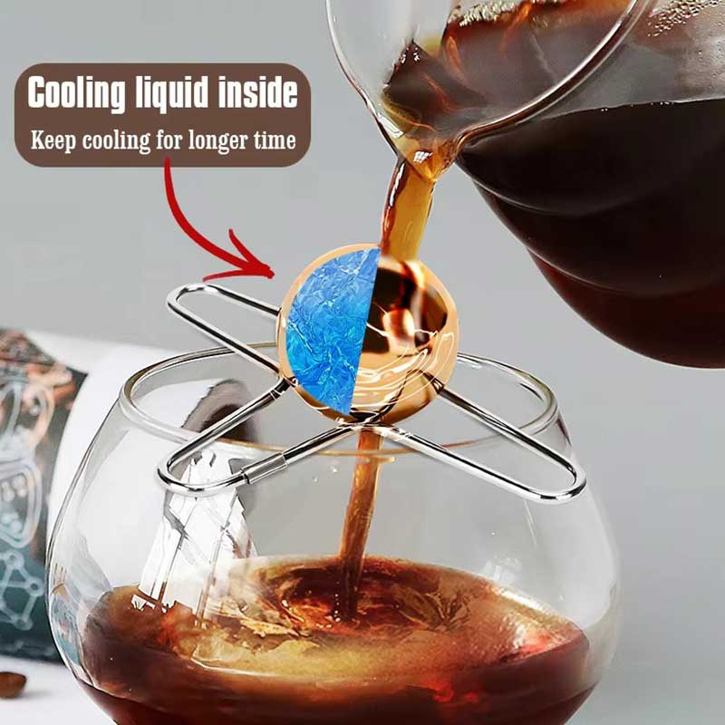 Stainless Steel Coffee Cooling Sphere