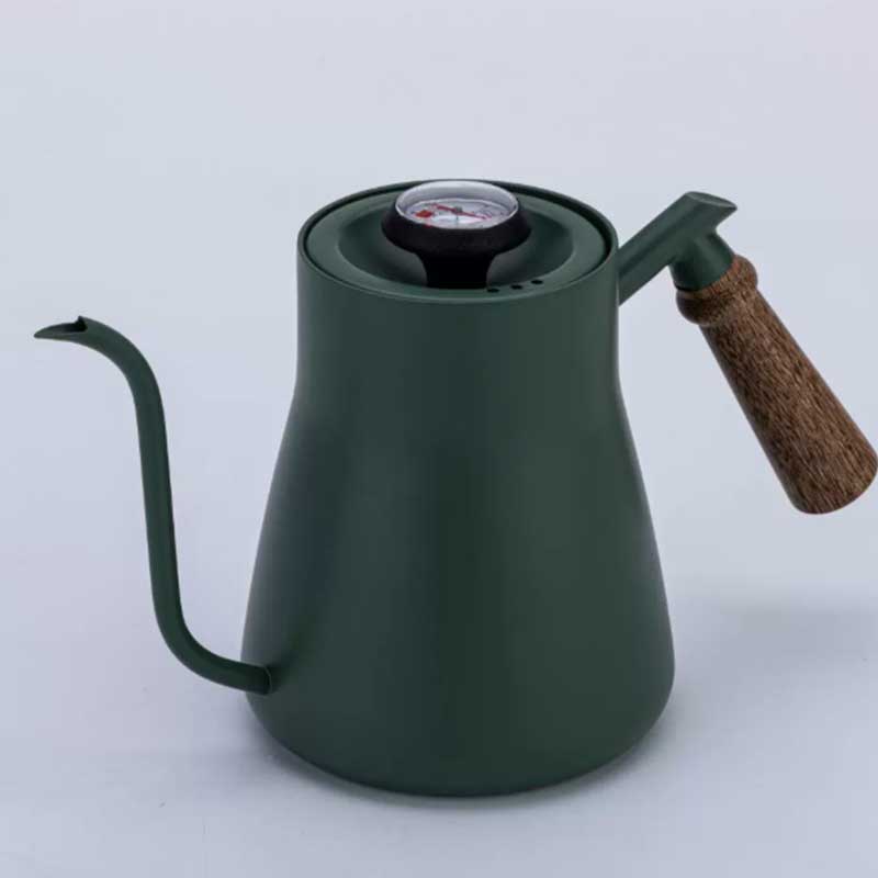 Stainless Steel Gooseneck Kettle with Thermometer