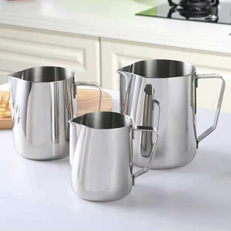 Stainless Steel 350ml Milk Frothing Pitcher – Latte Art Jug for Coffee, Espresso & Cappuccino