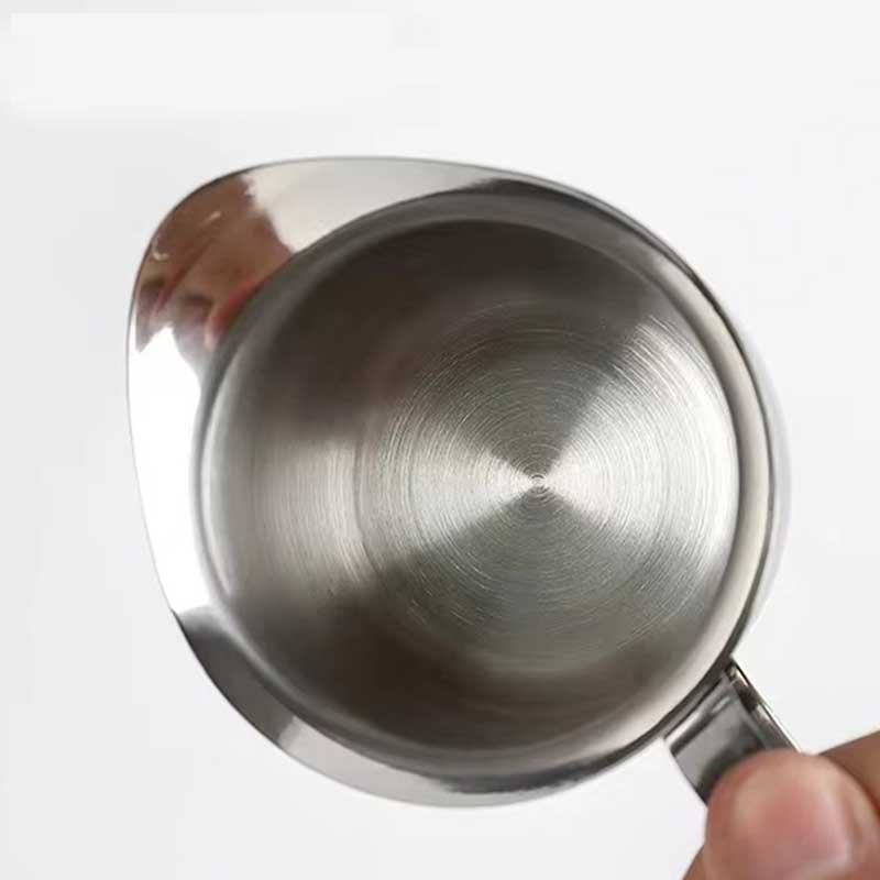 Stainless Steel Milk Pitcher 240ml – Precision Spout for Latte Art