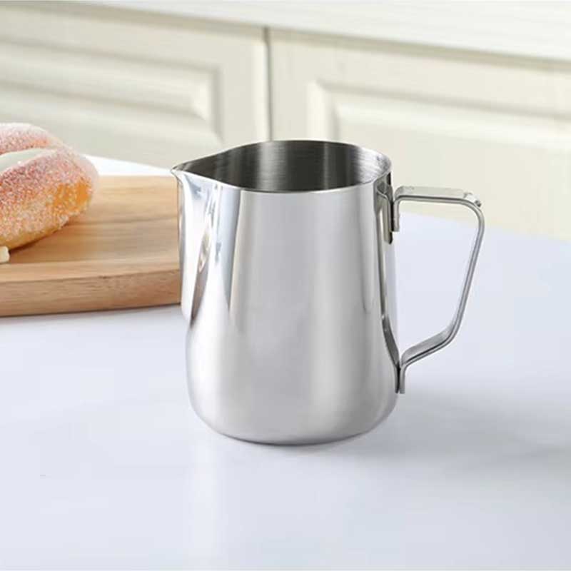 Stainless Steel 350ml Milk Frothing Pitcher – Latte Art Jug for Coffee, Espresso & Cappuccino