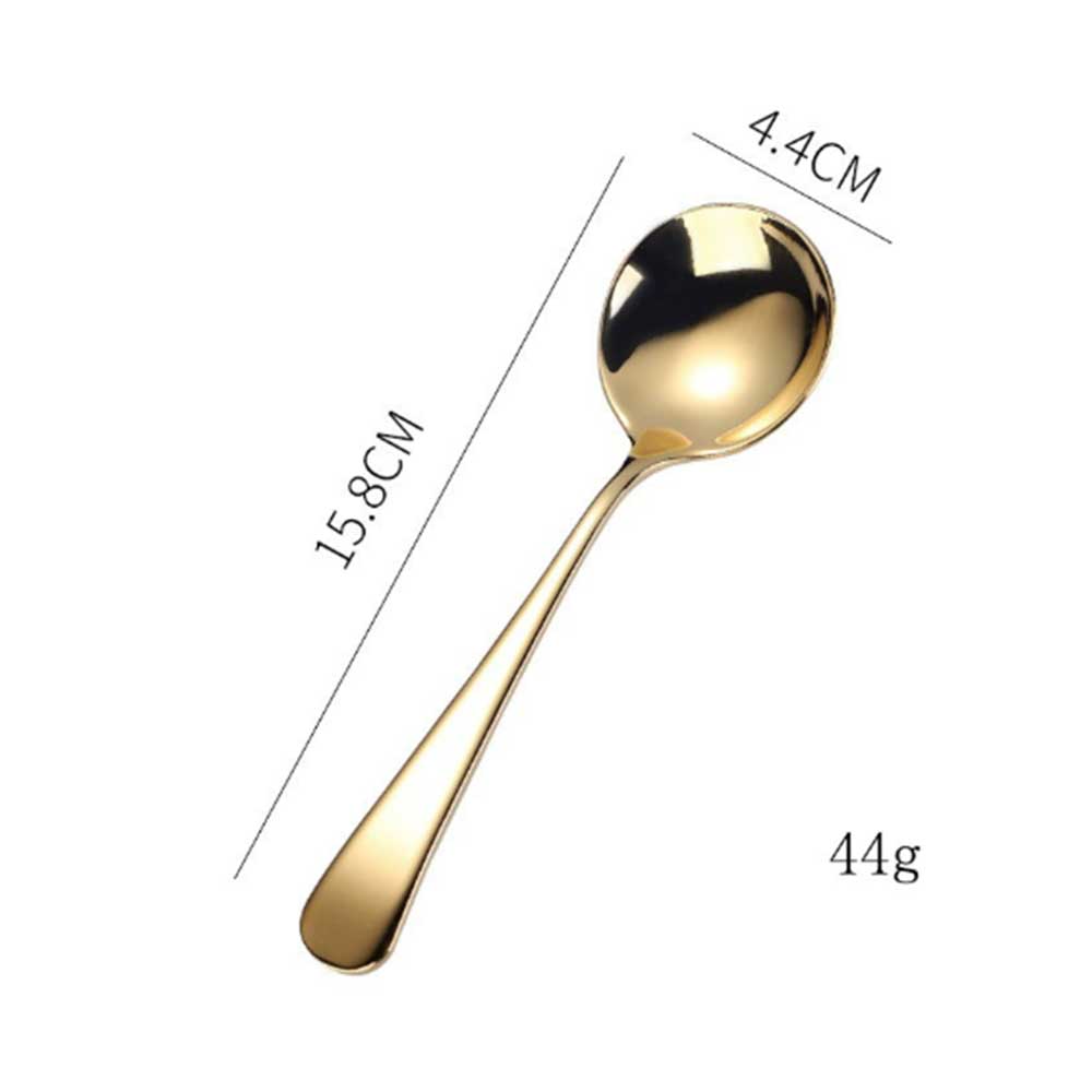 Matte Black Stainless Steel Spoon for Tea & Coffee