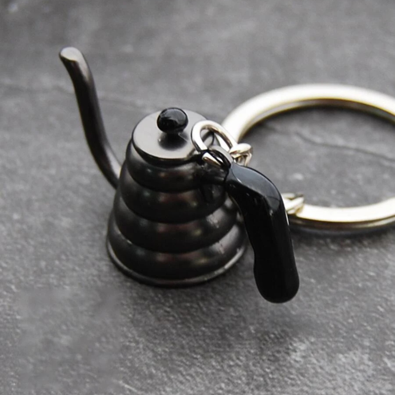 Teapot Keychain – Stylish Mini Tea Pot Design for Key or Bag Decoration