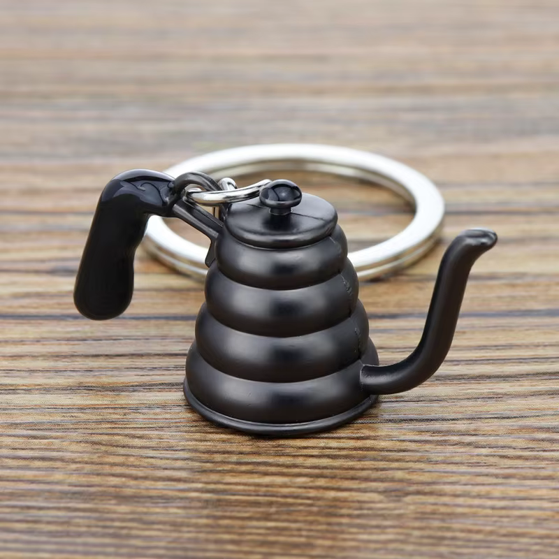 Teapot Keychain – Stylish Mini Tea Pot Design for Key or Bag Decoration