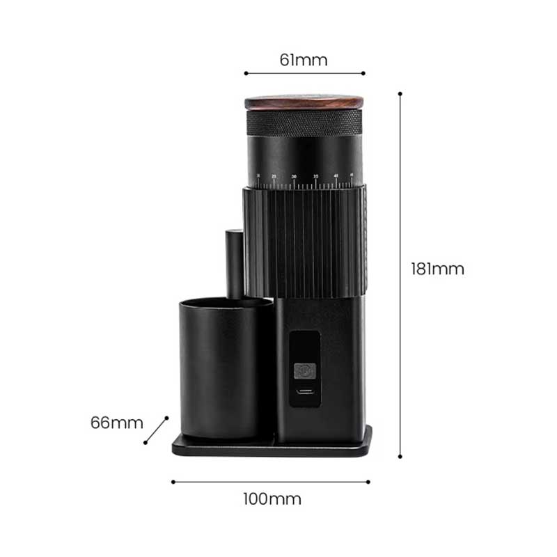 Premium USB-C Portable Electric Coffee Grinder | Six-Star 420 Stainless Steel Burr