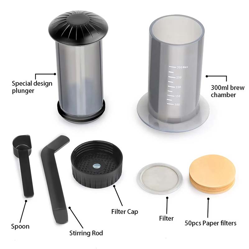Universal Plastic French Coffee Filter – Large Coffee Maker Accessory for Daily Brewing