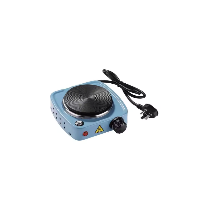 Upgraded 500W Small Electric Stove – Portable Heater for Coffee, Food & Craft Use (White)