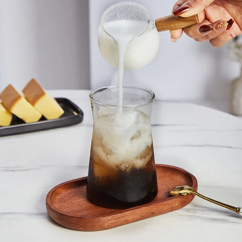 Versatile 380ml Glass Mug – Ideal for Cappuccino, Latte, Cocoa, and Hot or Cold Drinks