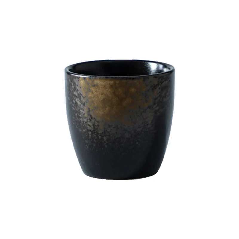 Vintage Arabic Ceramic Tea & Coffee Cups – Glazed Pottery No-Handle Japanese Style Drinkware for Home & Restaurant