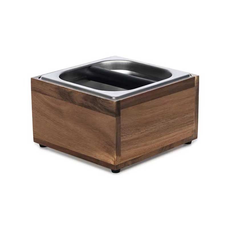 Walnut Wood Espresso Knock Box