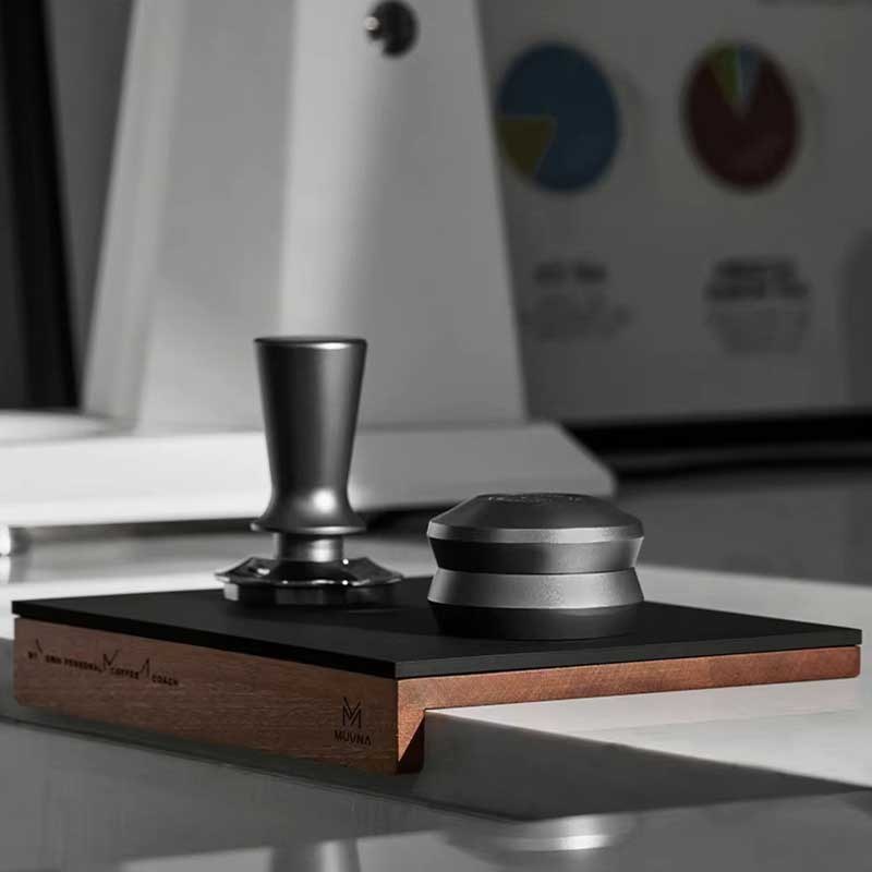 Muvna Walnut Wood Espresso Tamping Mat