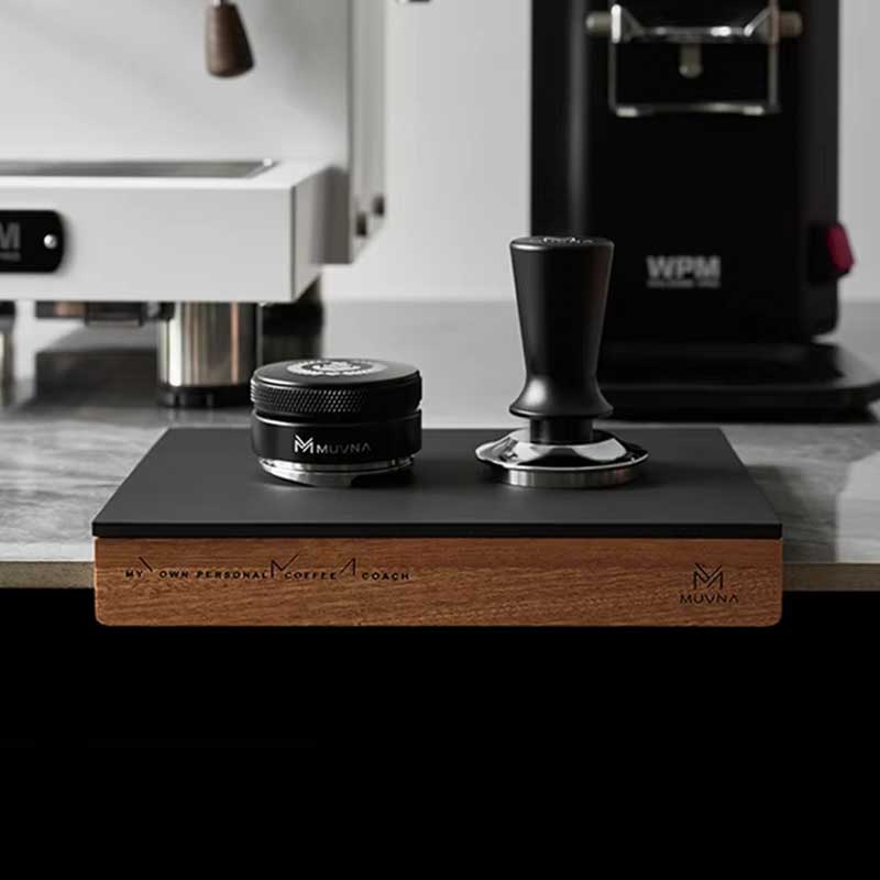 Muvna Walnut Wood Espresso Tamping Mat