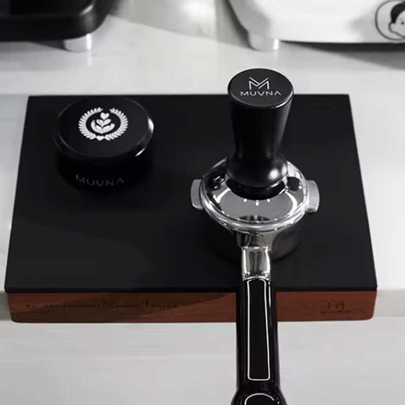 Muvna Walnut Wood Espresso Tamping Mat