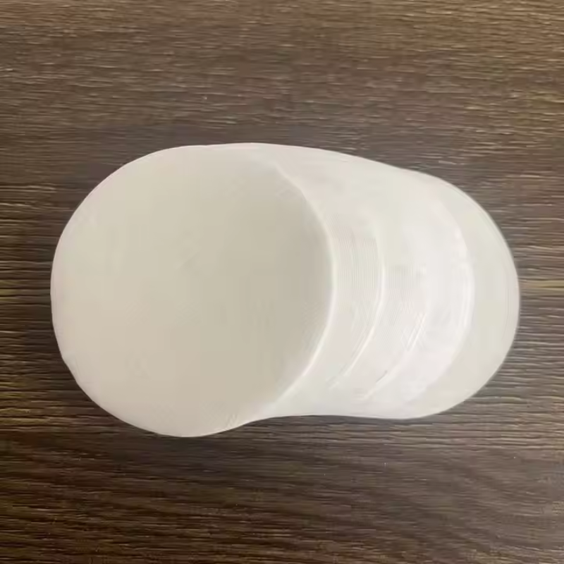 White Espresso Filter Paper – 51mm High-Durability Fiber for Barista Brewing