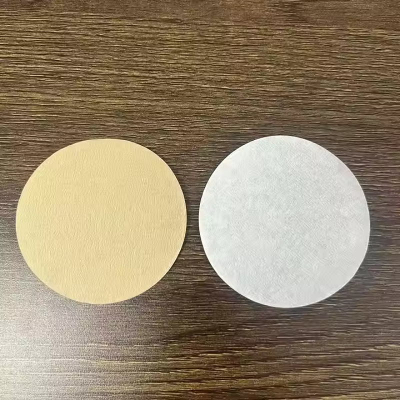 White Espresso Filter Paper – 51mm High-Durability Fiber for Barista Brewing